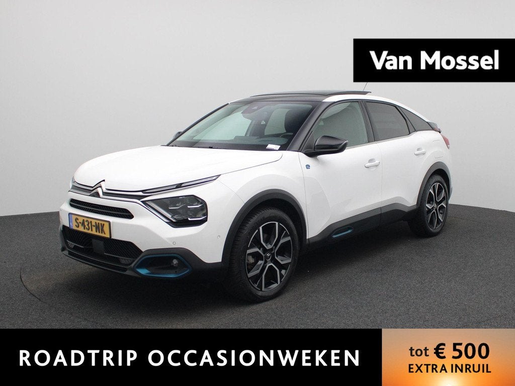 Citroen Ë-C4 Shine Pack Business 50 kWh | Automaat | Leder, Auto's, Citroën, 12 maanden, 136 pk, Gebruikt, Zwart