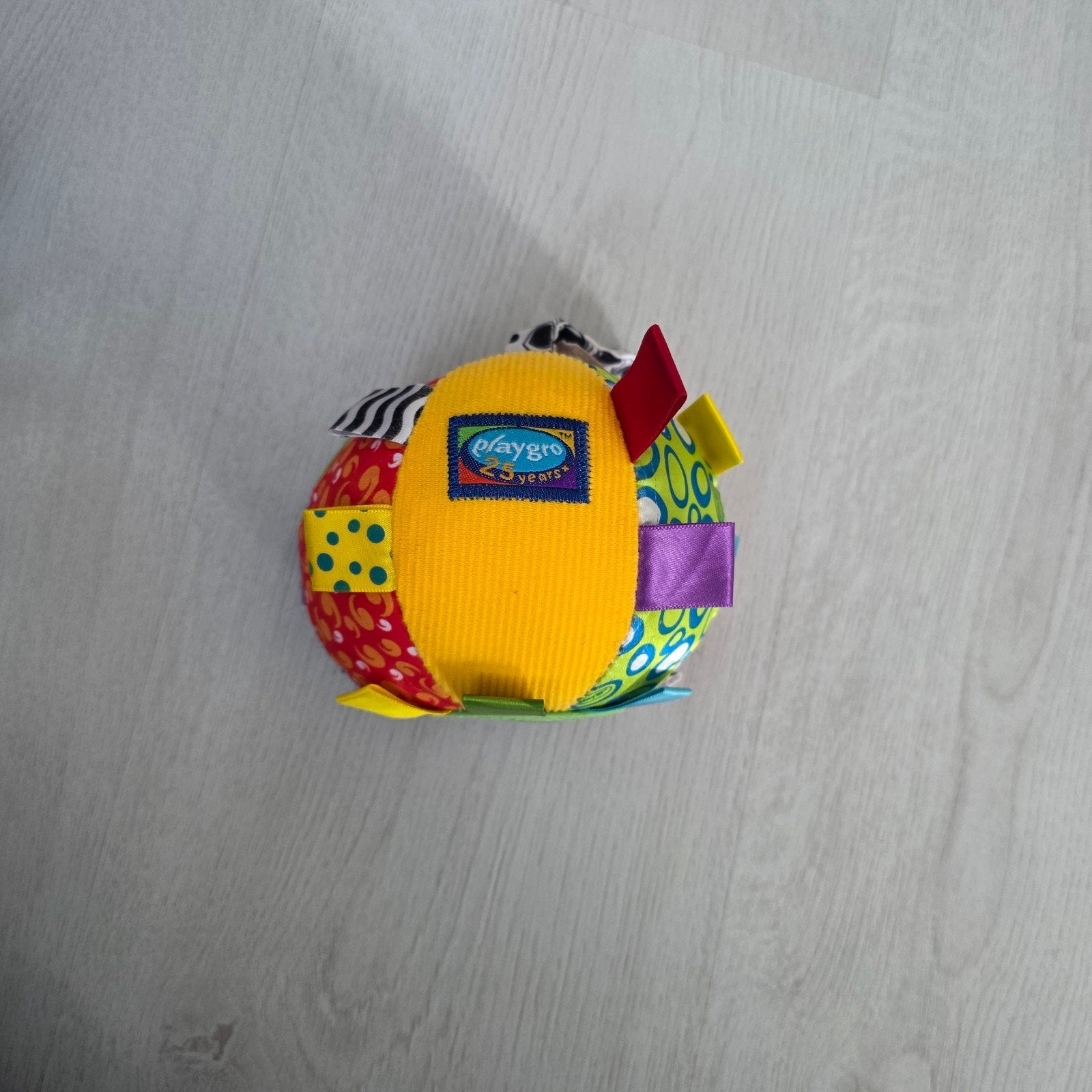 Playgro Zachte Bal met Labels en Geluid, Ophalen of Verzenden