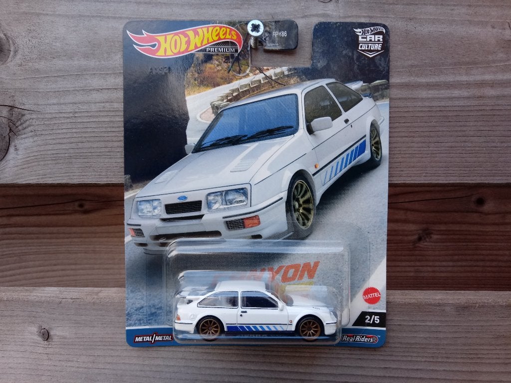 Ford Sierra Cosworth '87 Hotwheels RealRiders, Hobby en Vrije tijd, Modelauto's | Overige schalen, Ophalen, Nieuw, Auto