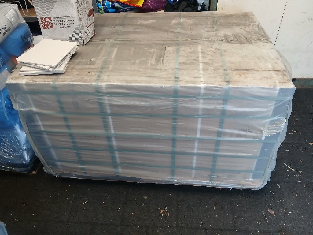Tegels met hout motief, licht eiken, lang model, Ophalen, 60 cm of meer, Keramiek, Nieuw