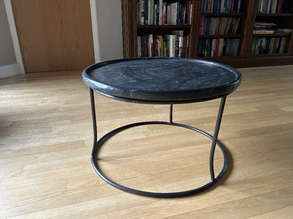 Ronde bijzettafel, Ophalen, Minder dan 45 cm, Rond, 55 tot 75 cm