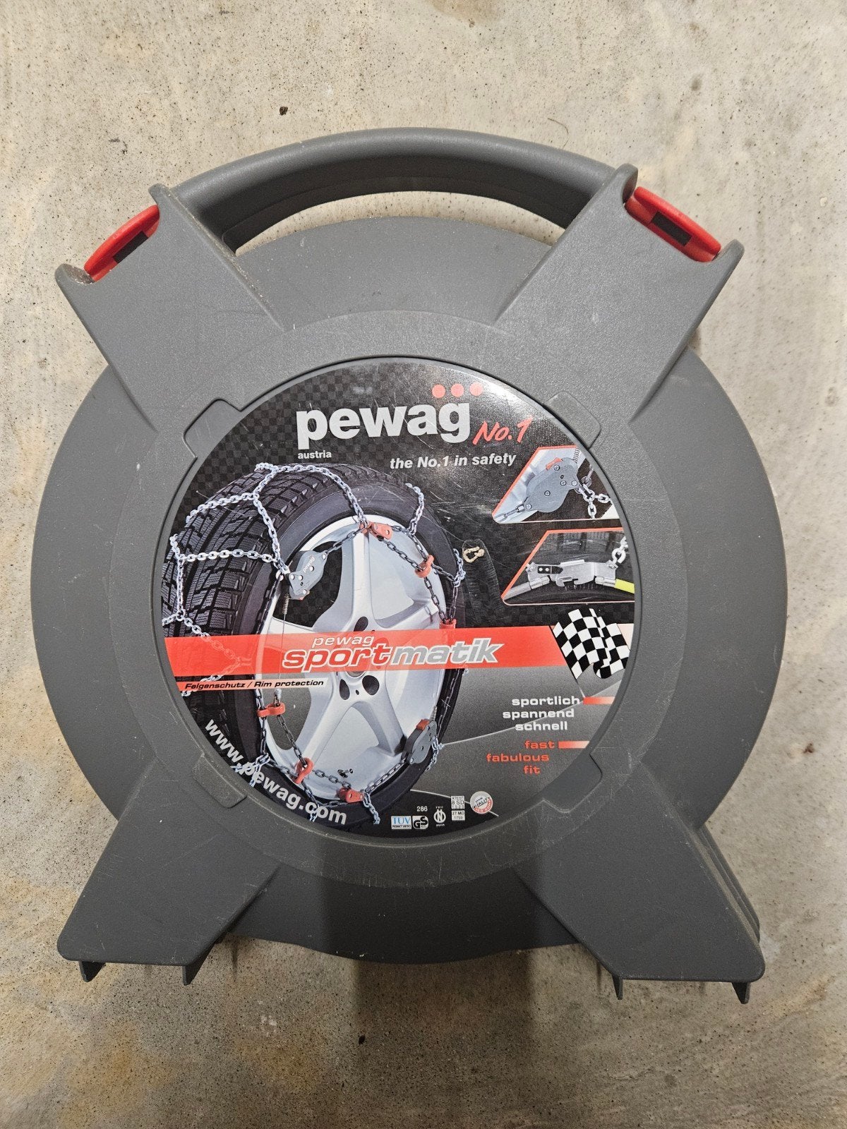 Pewag Sportmatik SMX 75 Sneeuwkettingen, Ophalen of Verzenden, Gebruikt