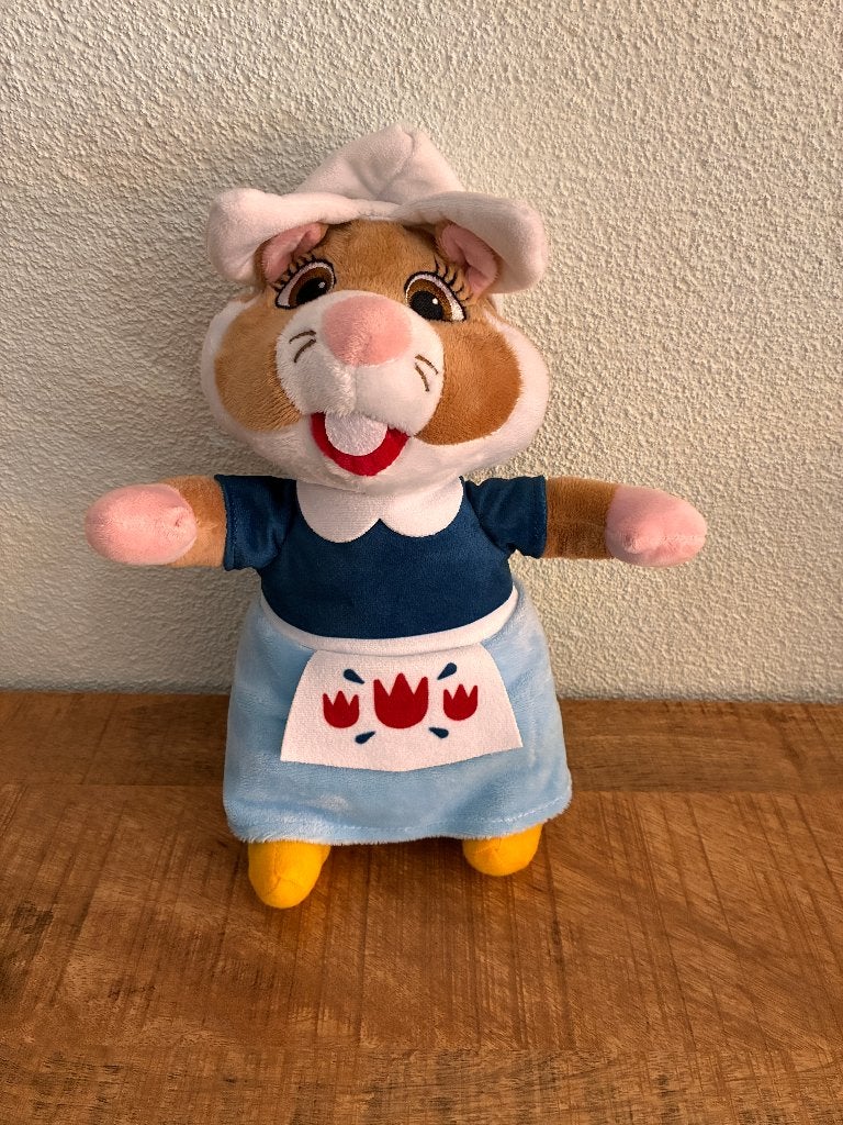 Efteling hamster knuffel boerin met klederdracht. ZGAN., Kinderen en Baby's, Albert Heijn, Hamster, Ophalen of Verzenden, Zo goed als nieuw
