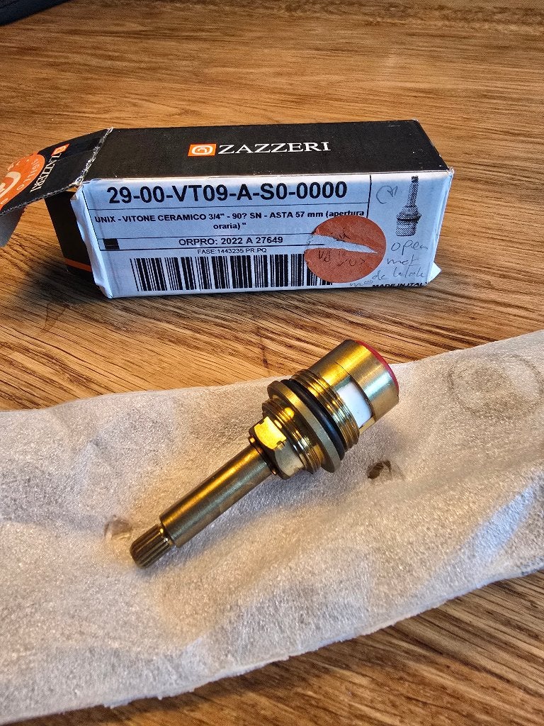 Zazzeri Keramisch Binnenwerk / Bovendeel Kraan 3/4", Overige materialen, Overige typen, Nieuw, X