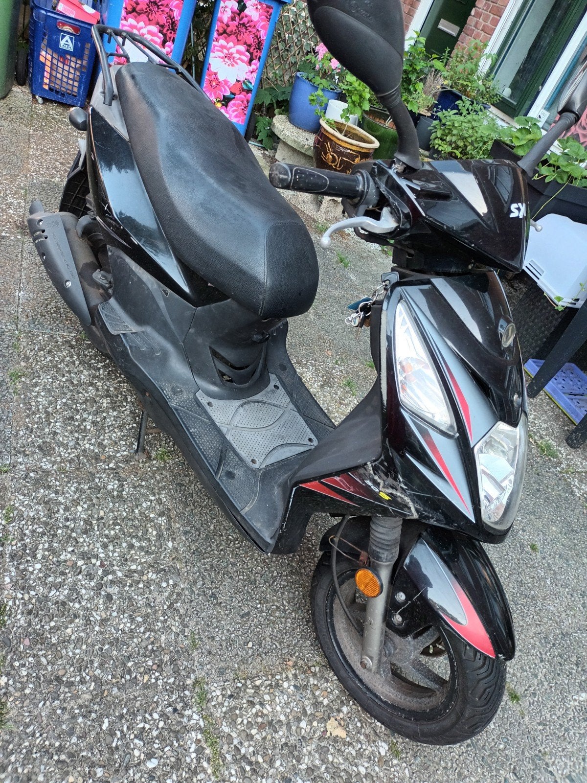 SYM Orbit II Scooter - Zwart, Gebruikt, Fietsen en Brommers, Ophalen, Tweetakt, Gebruikt, Maximaal 45 km/u