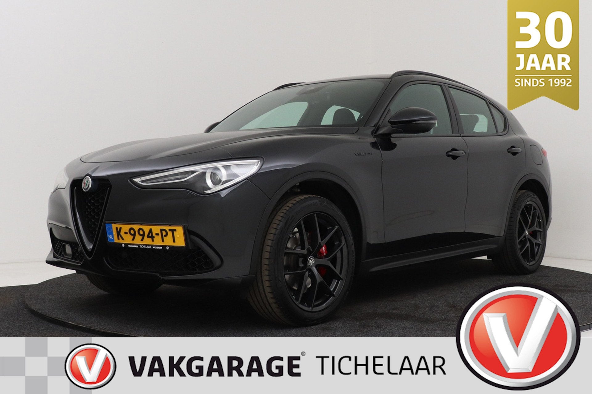 Alfa Romeo Stelvio 2.0 T AWD Super Veloce | Squadra Tuning |, Auto's, Automaat, Euro 6, 2000 kg, Leder en Stof