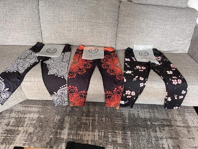 Capri leggings merk Maya Freya 3 stuks diverse kleuren, Kleding | Dames, Leggings, Maillots en Panty's, Overige kleuren, Maya Freya