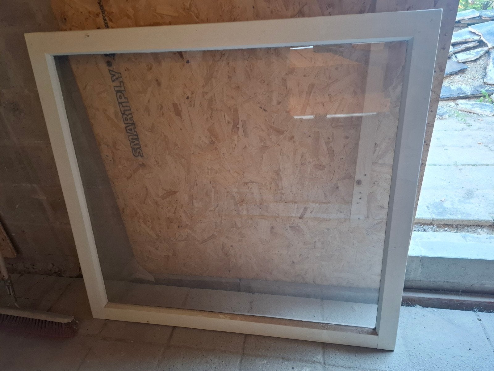 kozijn 114x123.5 cm, Ophalen, Gebruikt, Hout