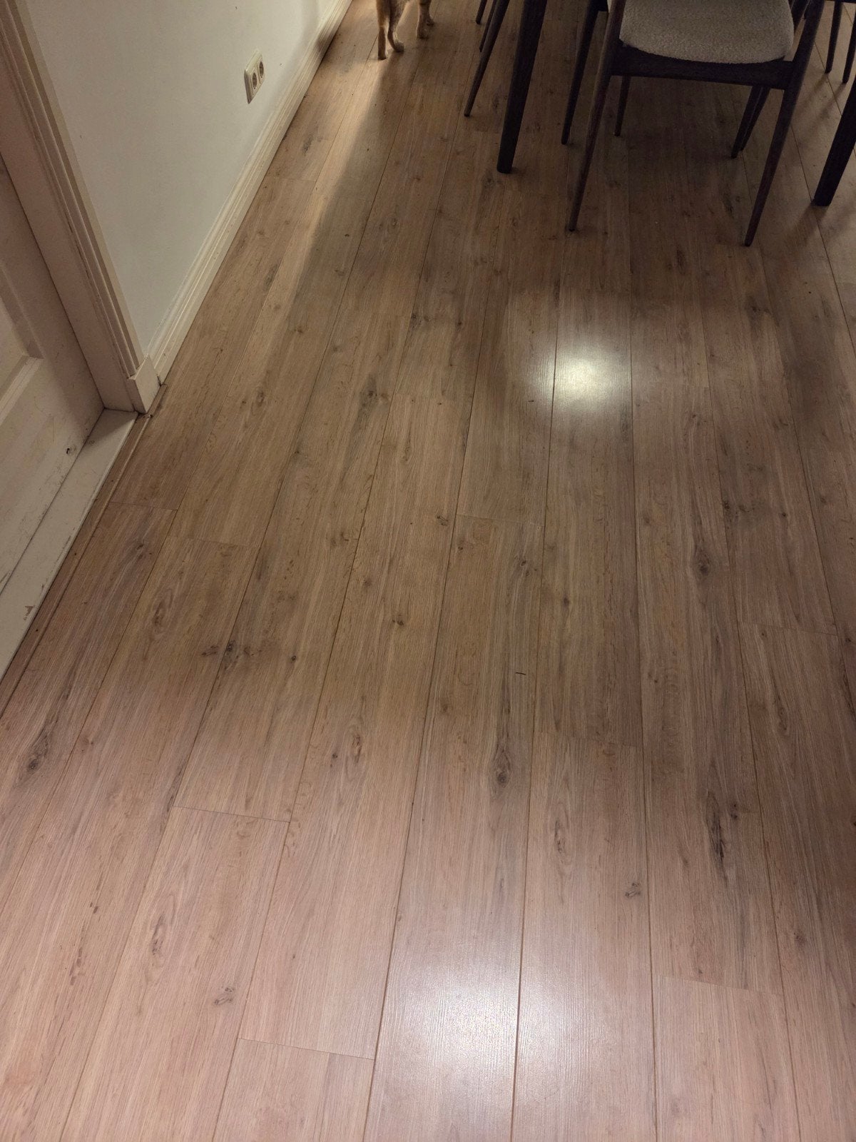 Ca. 70m2 laminaat, in goede staat (houtlook), Ophalen, 50 tot 150 cm, Zo goed als nieuw, 10 m² of meer