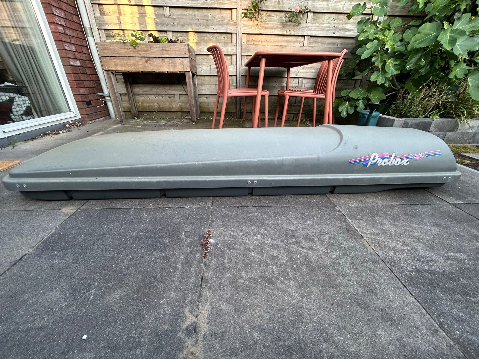 Probox 280 Dakkoffer - 230cm lang, incl. sleutels en beugels, Auto diversen, Dakkoffers, Ophalen, Gebruikt