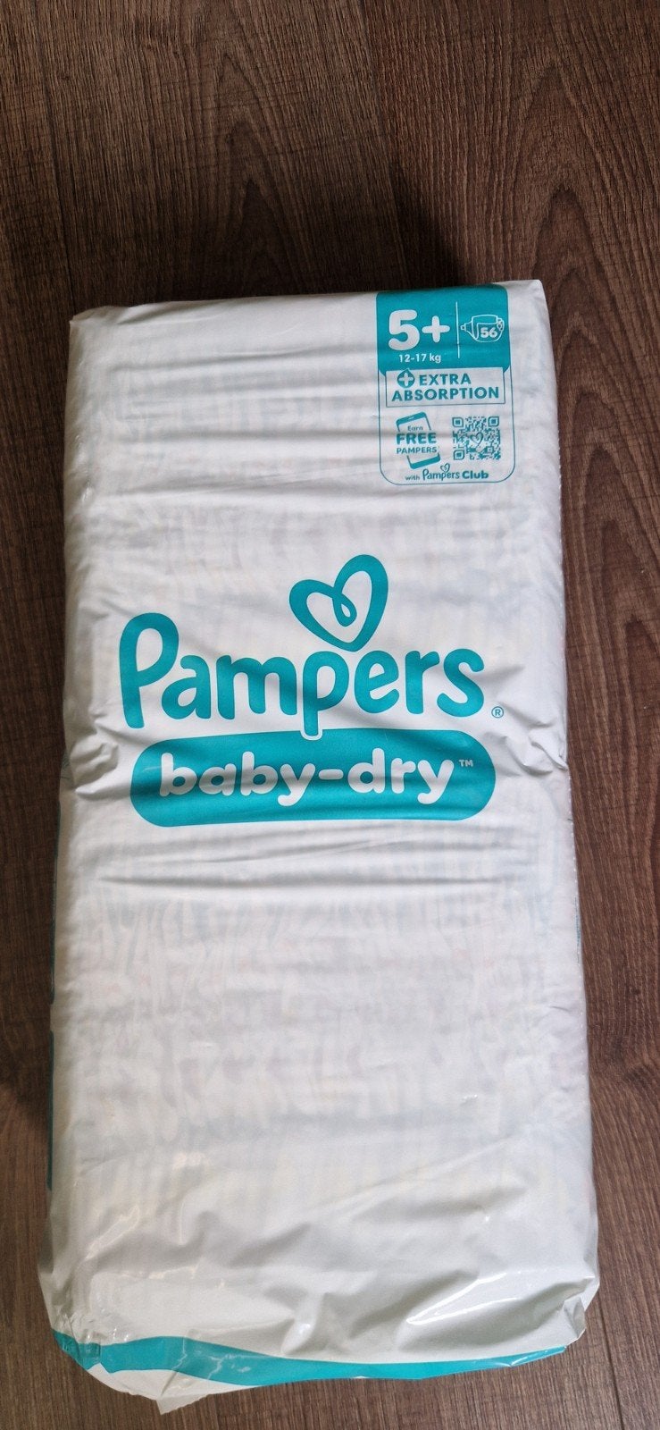 Pampers Baby-Dry Luiers Maat 5+ (12-17 kg) -, Ophalen of Verzenden