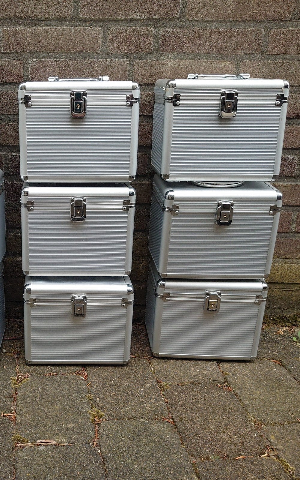 Set metalen opbergkoffertjes met sleutel, Ophalen, Minder dan 50 cm, Gebruikt, Minder dan 50 cm