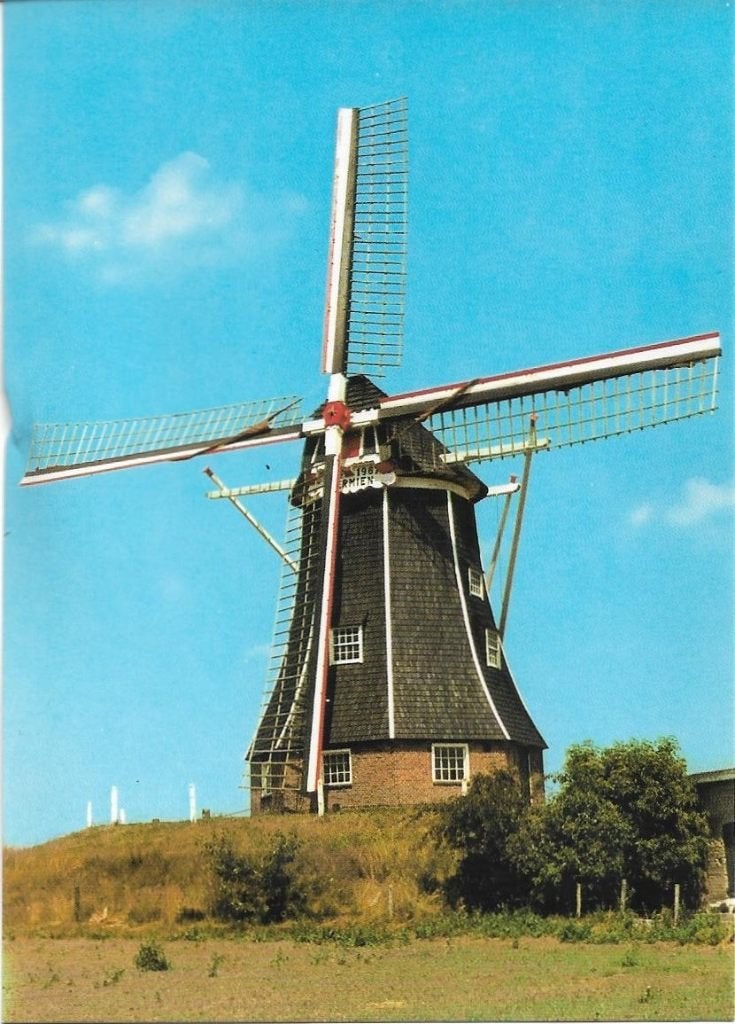 Harreveld, Molen Hermien, Ophalen of Verzenden, 1980 tot heden, Ongelopen, Gelderland