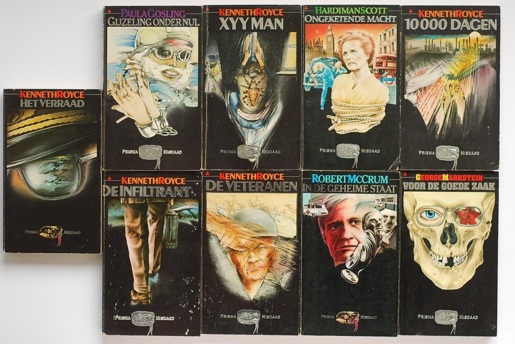 11 Prisma Misdaad / Spanning pockets jaren 80, Boeken, Detectives, Verzenden, Zo goed als nieuw