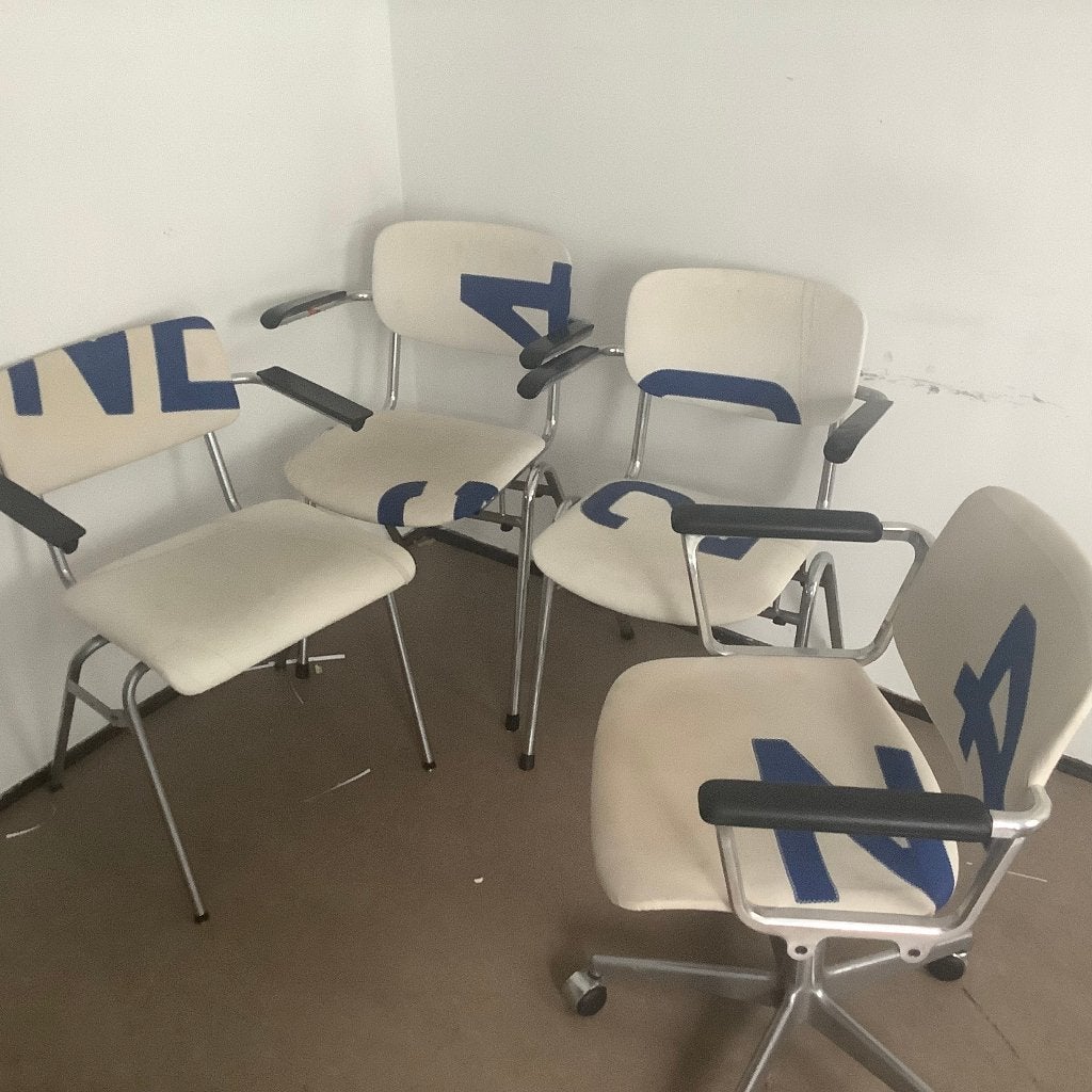 stoelen opnieuw bekleed met zeildoek door project99, Ophalen, Gebruikt, Overige kleuren, Industrieel/office