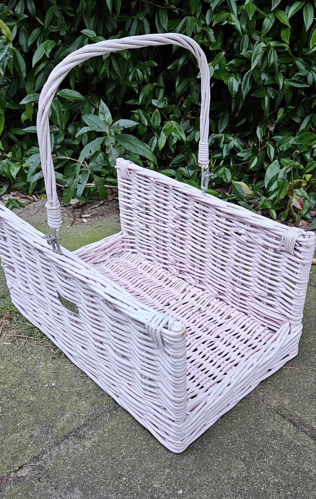 Lectuurbak -mand voor tijdschriften -Laura Ashley - brocante, Ophalen, Gebruikt
