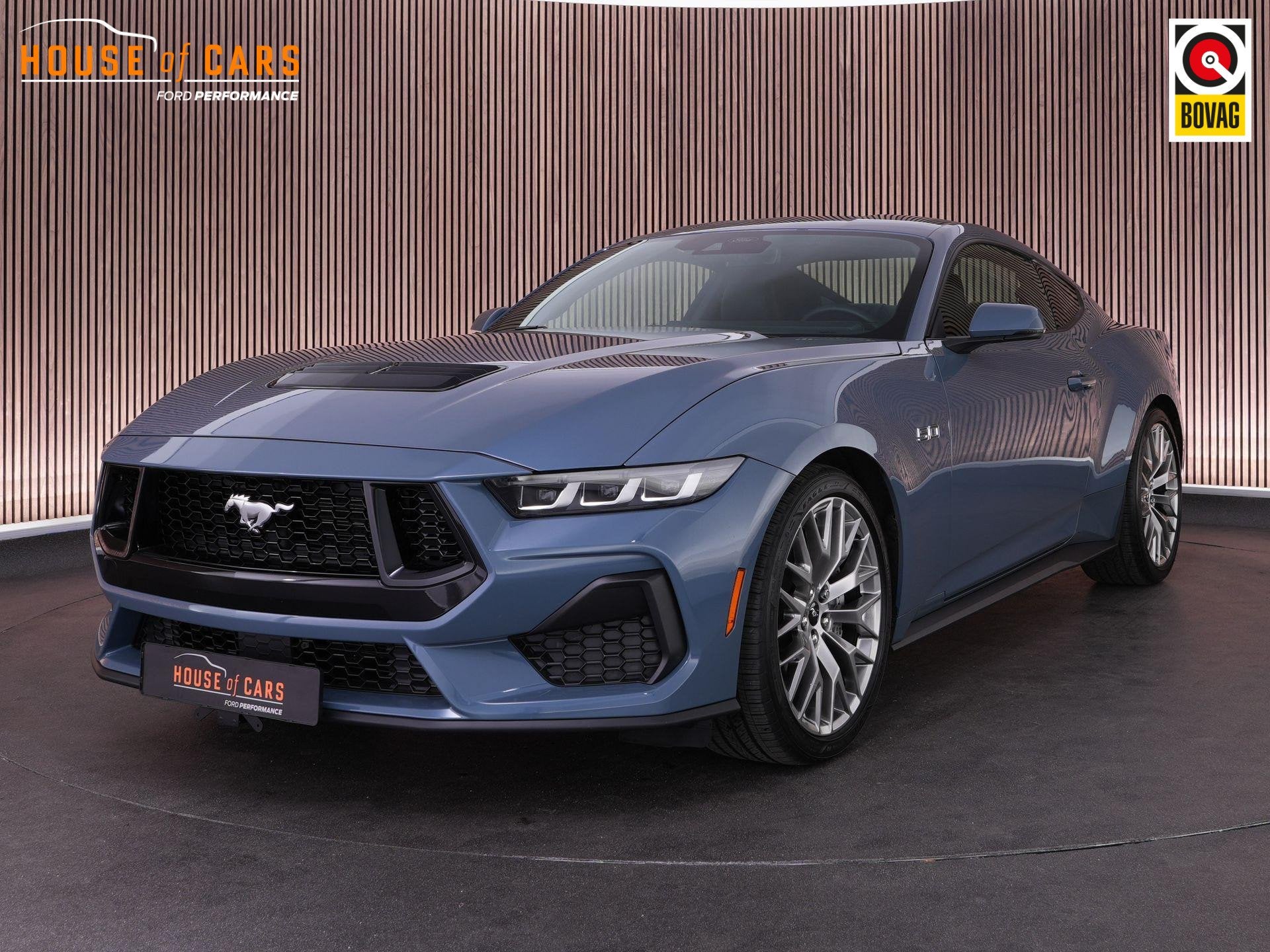 Ford Mustang GT 5.0 487PK |1e eigenaar|handgeschakeld|B&O|st, Auto's, Achterwielaandrijving, Gebruikt, Leder, Bedrijf