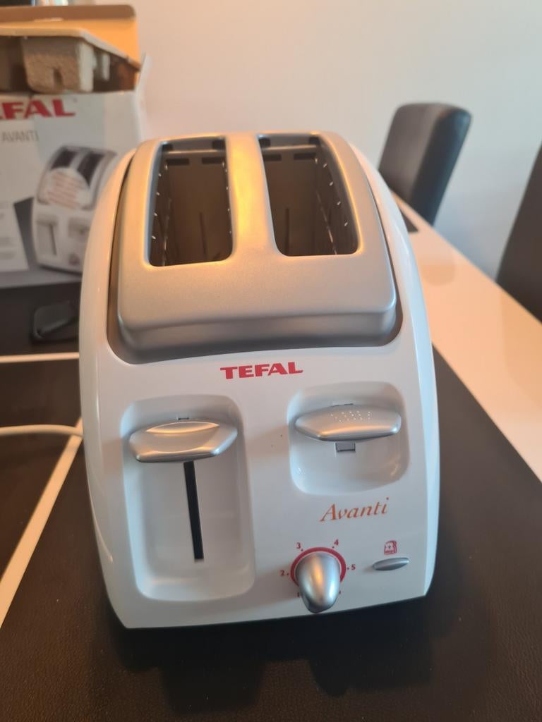 Tefal Avanti Broodrooster - Zo goed als nieuw, Witgoed en Apparatuur, Broodroosters, Ophalen of Verzenden, Zo goed als nieuw