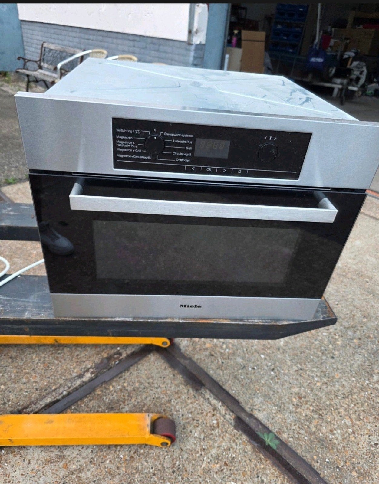 Miele H5040BM Inbouw Combi-oven met Magnetronfunctie, Ophalen of Verzenden, Gebruikt, Hete lucht