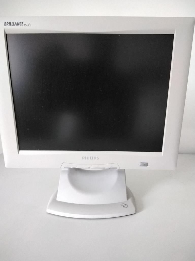 Philips flatscreen monitor 4:3  met driver disk, Computers en Software, Vintage Computers, Ophalen of Verzenden