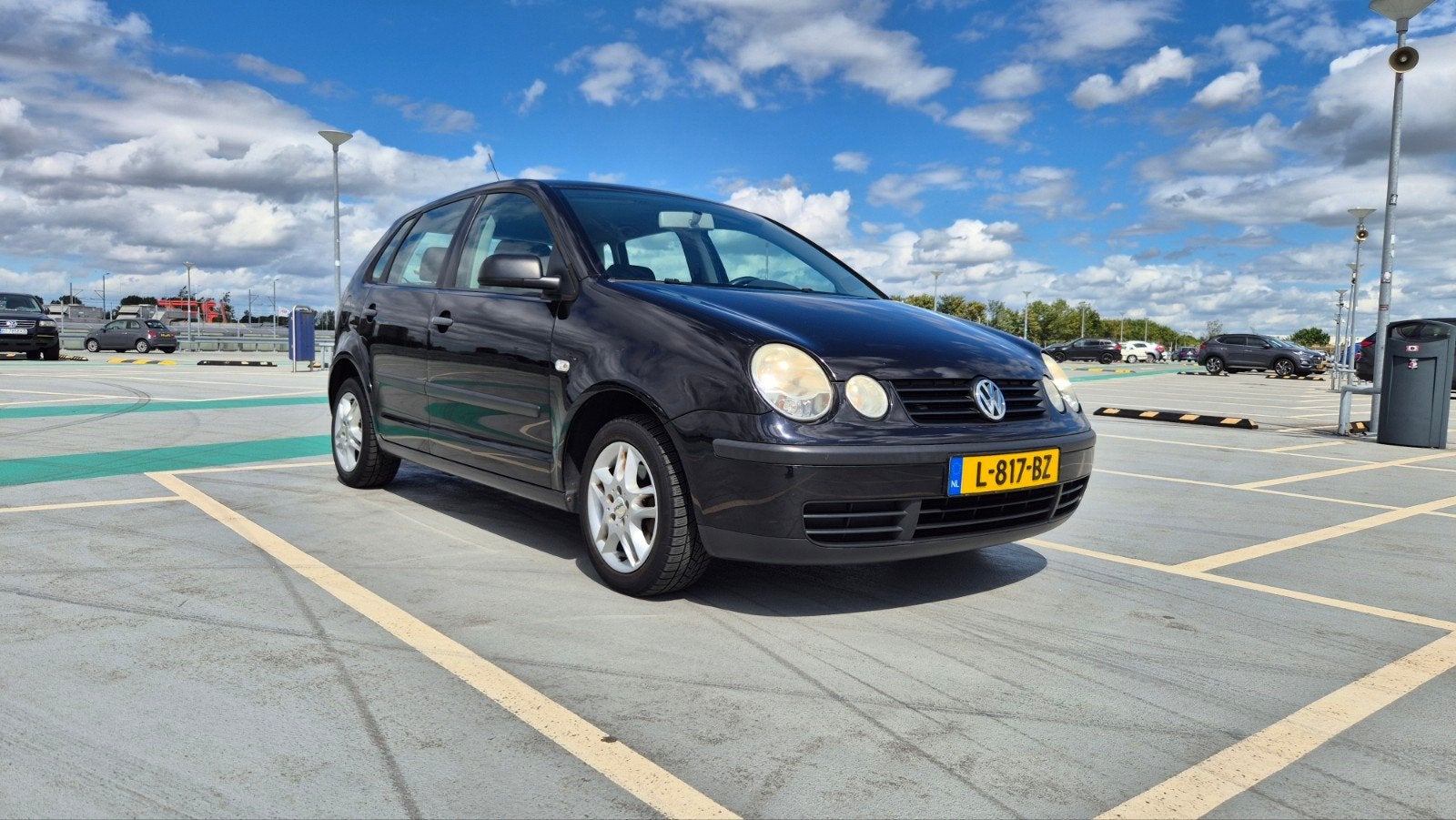 Volkswagen 2002 Zwart 4-deur, Auto's, 983 kg, 1198 cc, Zwart, Handgeschakeld