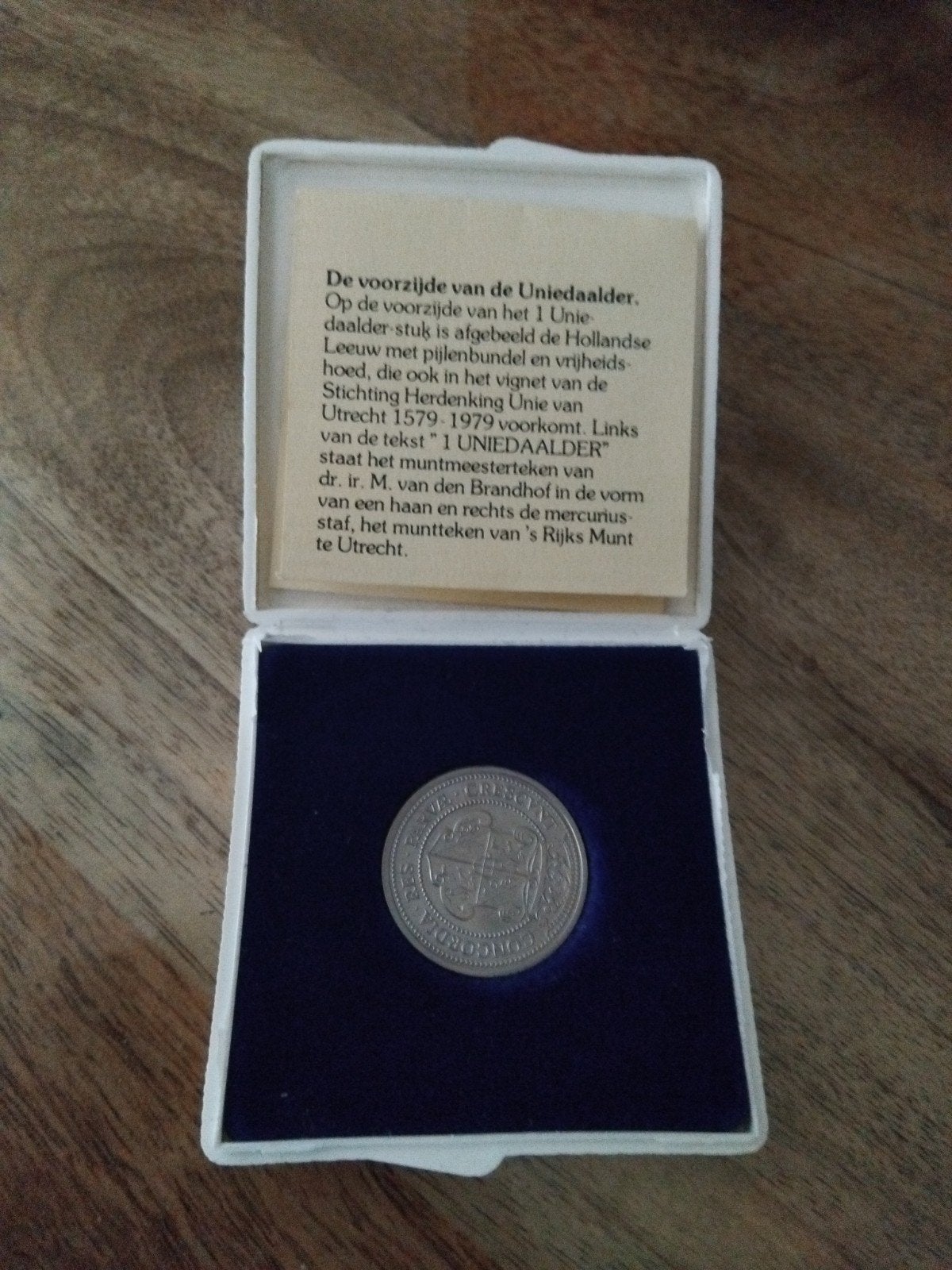 Unie Daalder 1579 in originele cassette, Ophalen, Koningin Juliana, Overige waardes, Losse munt
