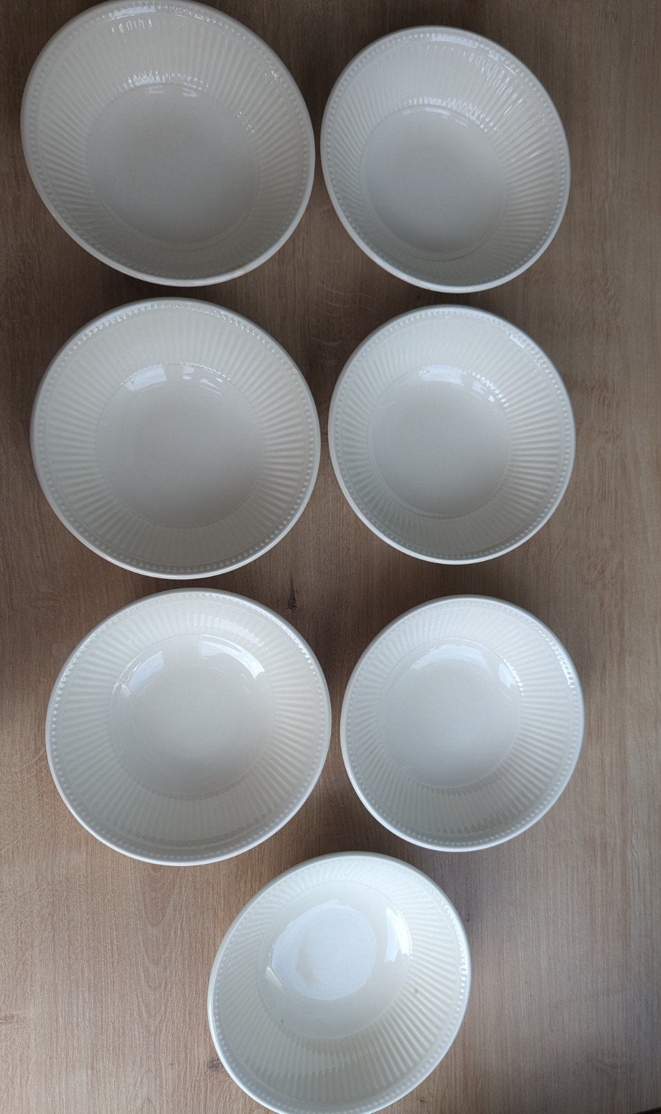 7 Wedgwood Windsor schaaltjes -15 cm, Huis en Inrichting, Ophalen, Gebruikt, Schaal of Schalen, Wedgwood
