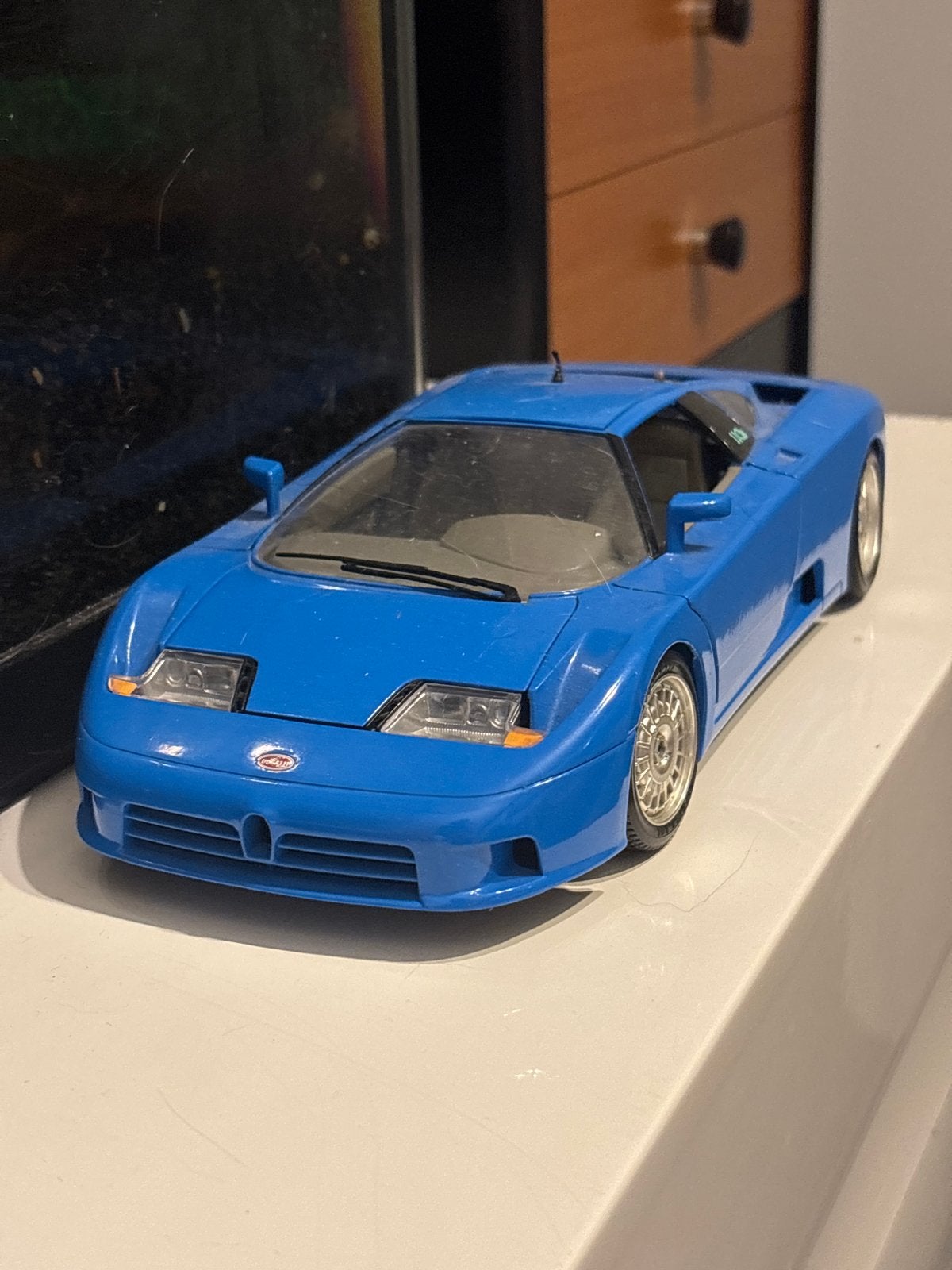 Bugatti EB110 Modelauto schaal 1/18 - Gedetailleerd Model, Ophalen of Verzenden, Gebruikt, Auto, Overige merken