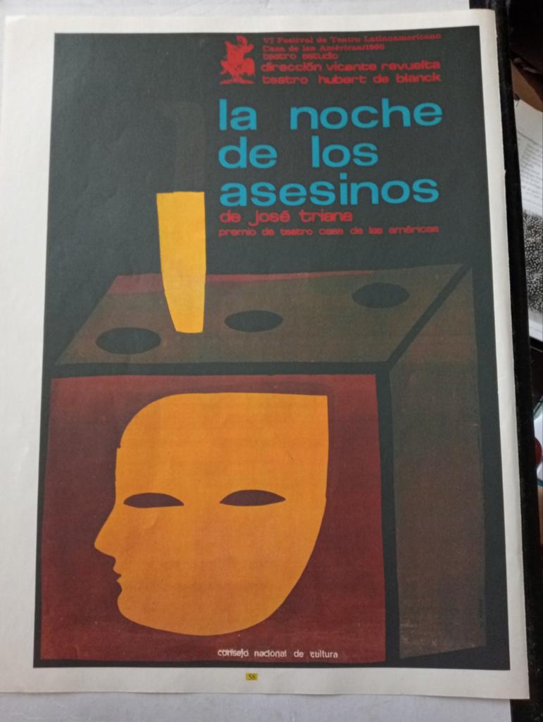 Film affiche Cuba 1970, Ophalen of Verzenden, Gebruikt, A1 t/m A3, Film en Tv