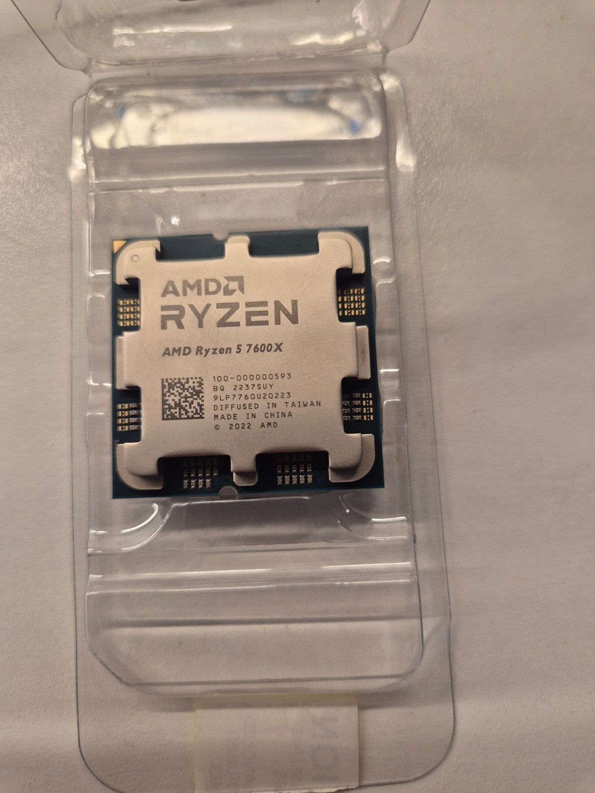 AMD Ryzen 5 7600X Processor, Computers en Software, Processors, 6-core, AM5, Ophalen of Verzenden, Zo goed als nieuw