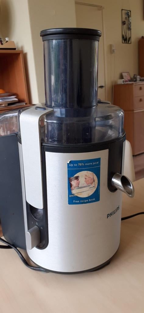Te koop Philips elekrische sapcentrifuge HR 1861, Ophalen, Zo goed als nieuw, Elektrisch, Sapcentrifuge