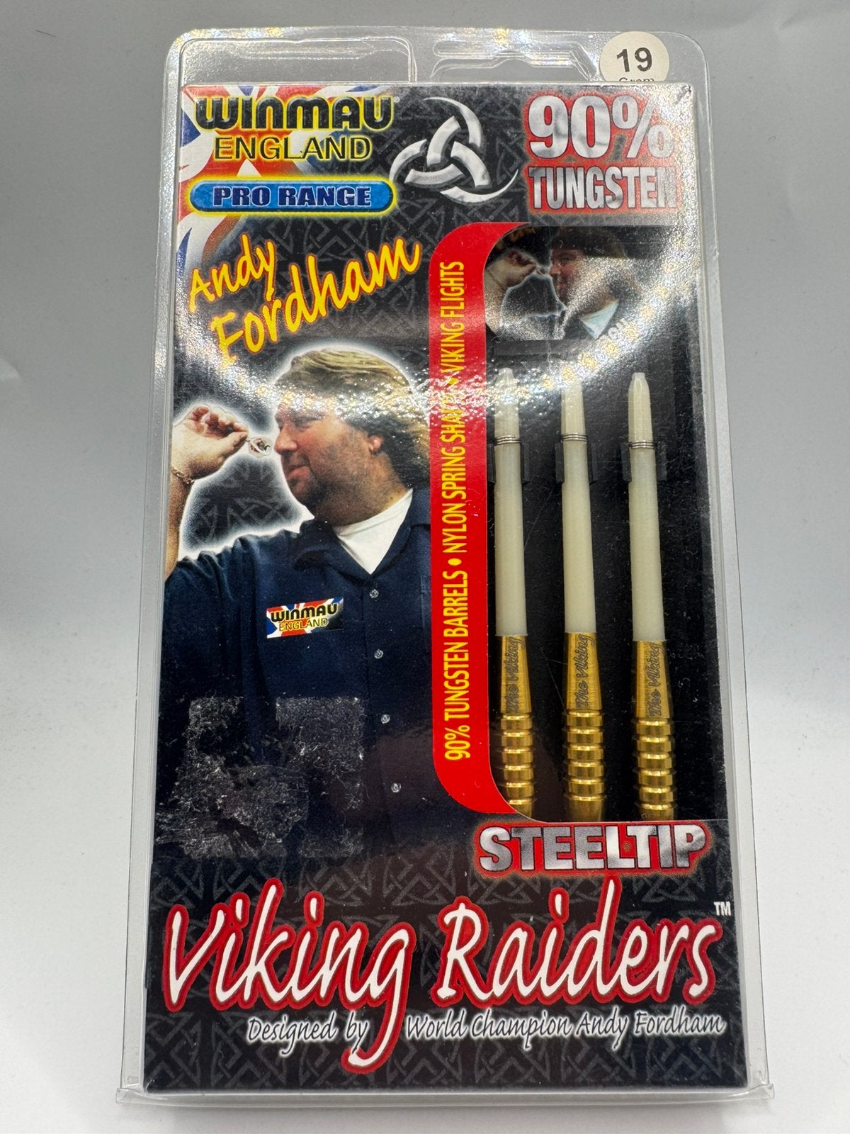 Winmau Andy Fordham Gold 19 Gram Dartpijlen, Sport en Fitness, Darts, Ophalen of Verzenden, Zo goed als nieuw, Nvt, Pijlen