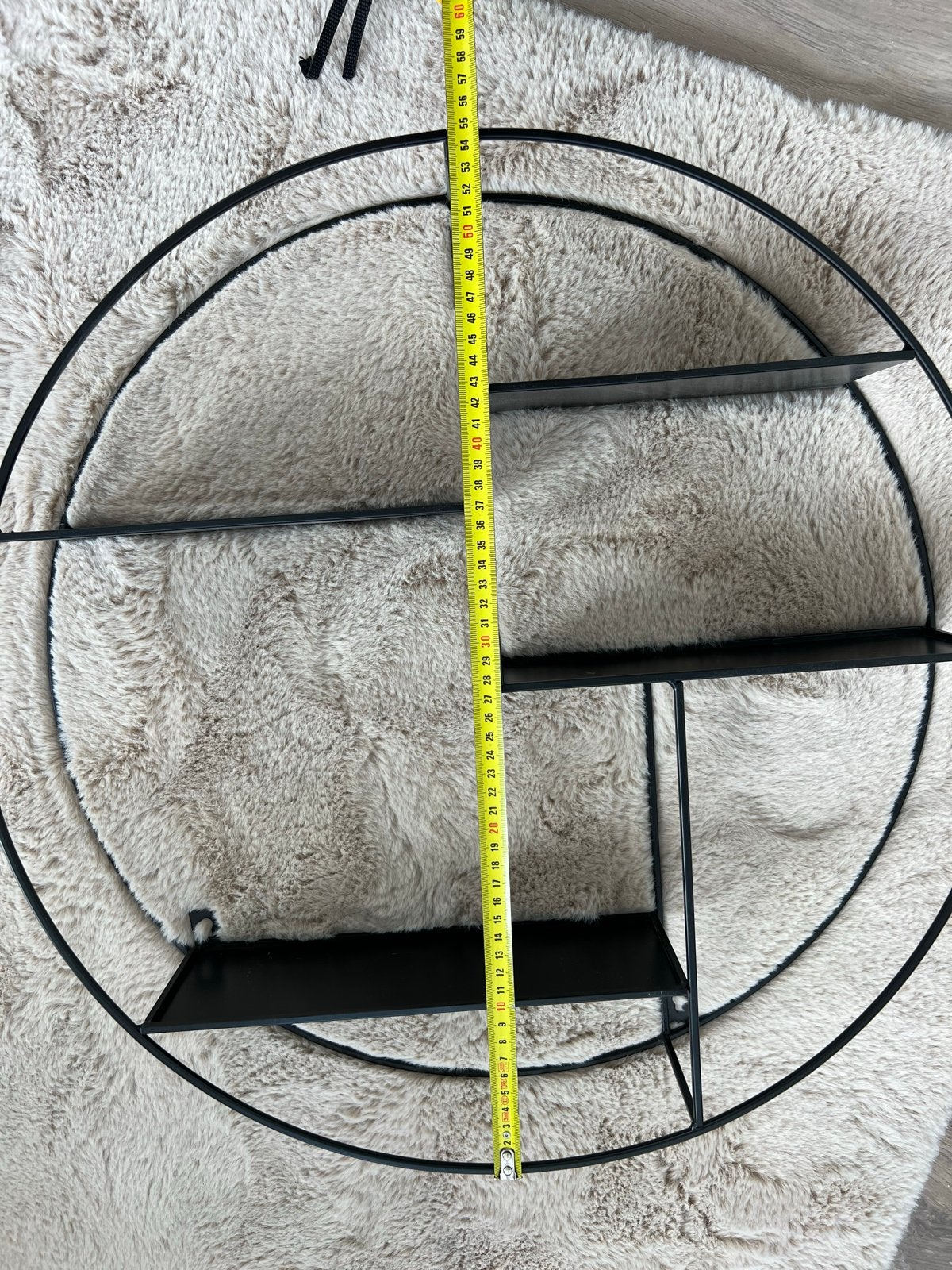 Rond wandrek 50cm zwart - Xenos, Ophalen, Gebruikt