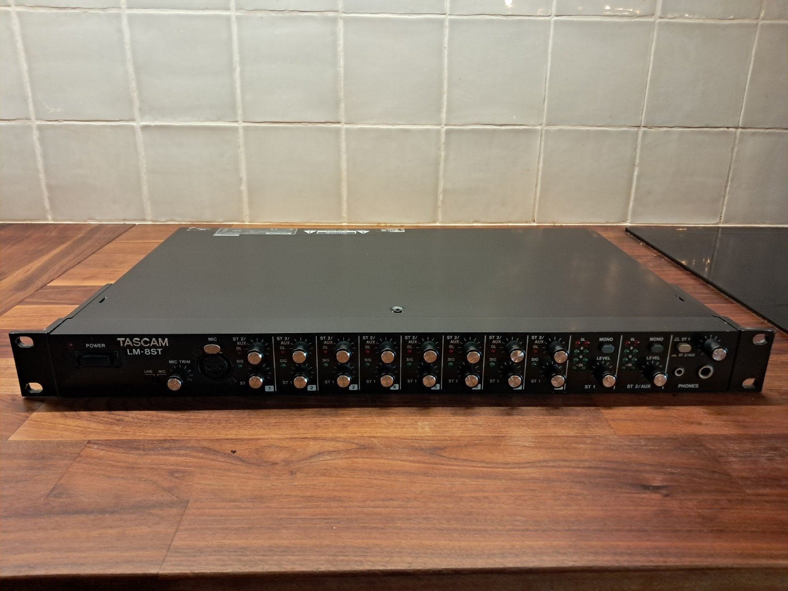 Tascam LM8 ST stereo line mixer, Ophalen, Gebruikt