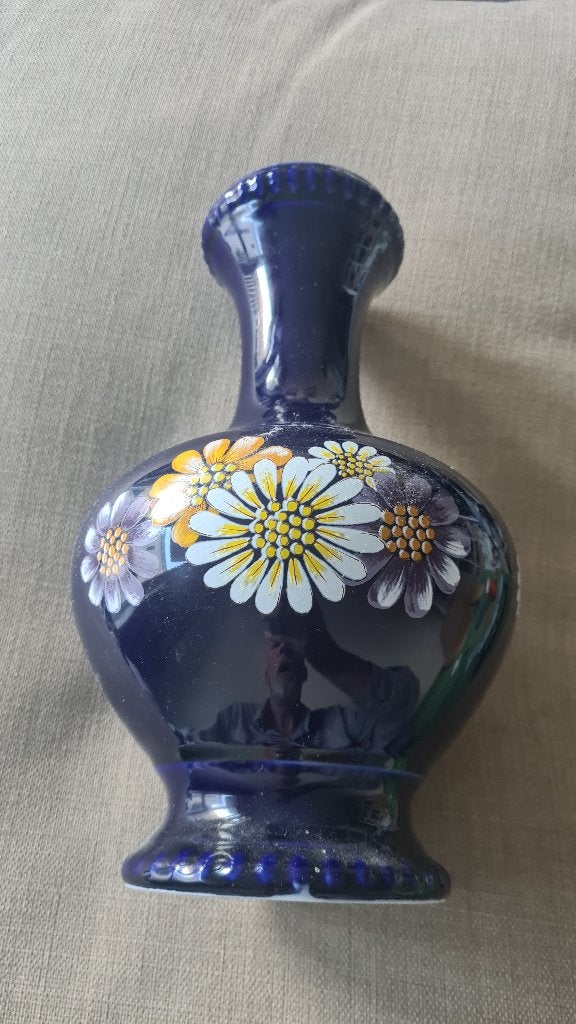 Echt Cobalt Vaas - Bareuther Waldsassen Bavaria Germany, Antiek en Kunst, Ophalen