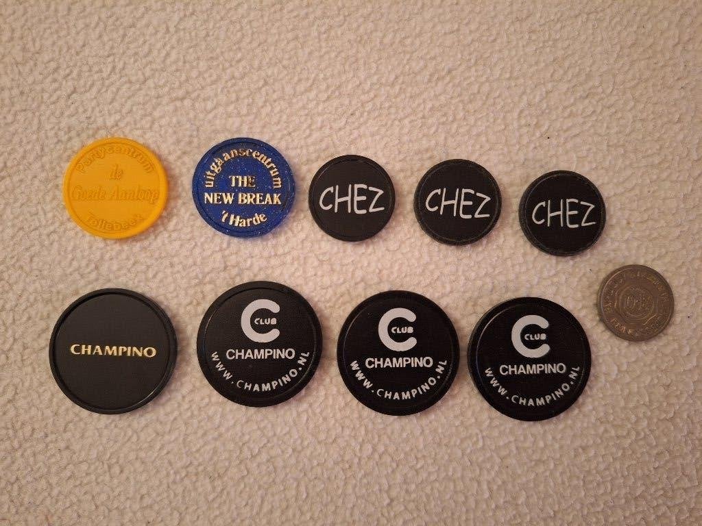 10 Consumptie munten, Ophalen of Verzenden