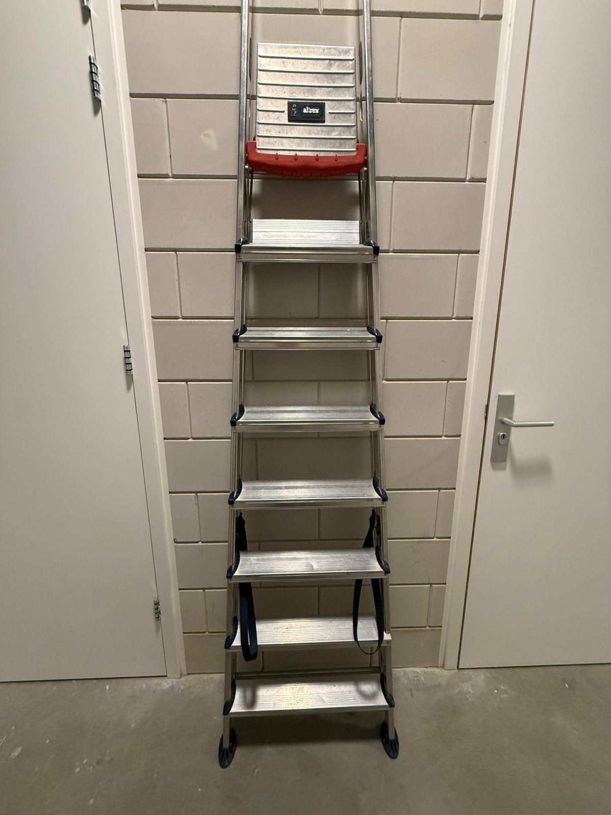 Nette Altrex Double Decker trap 8 treden, Ophalen, Gebruikt, Trap, Opvouwbaar of Inschuifbaar