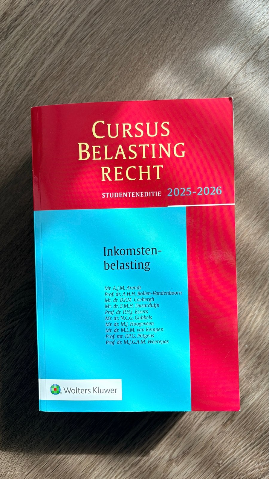 Cursus Belastingrecht: Inkomstenbelasting 2025-2026, Ophalen of Verzenden, Gamma, Zo goed als nieuw, LBO