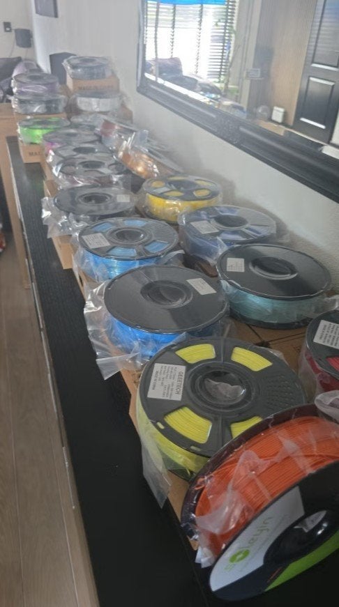 Nieuwe voorraad PLA filament GEEETECH / ANYCUBIC, Ophalen of Verzenden, Nieuw, Filamentrollen