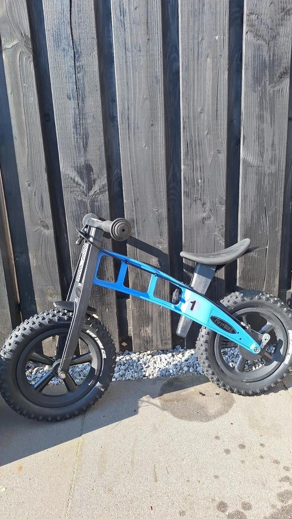 Firstbike loopfiets met handrem en dikke banden zgan, Ophalen, Zo goed als nieuw, Loopfiets