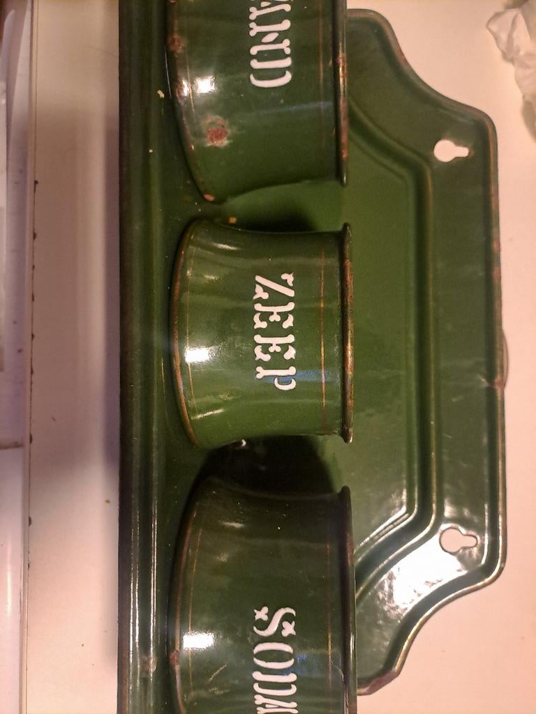 Vintage zeep zand soda rekje, Ophalen of Verzenden