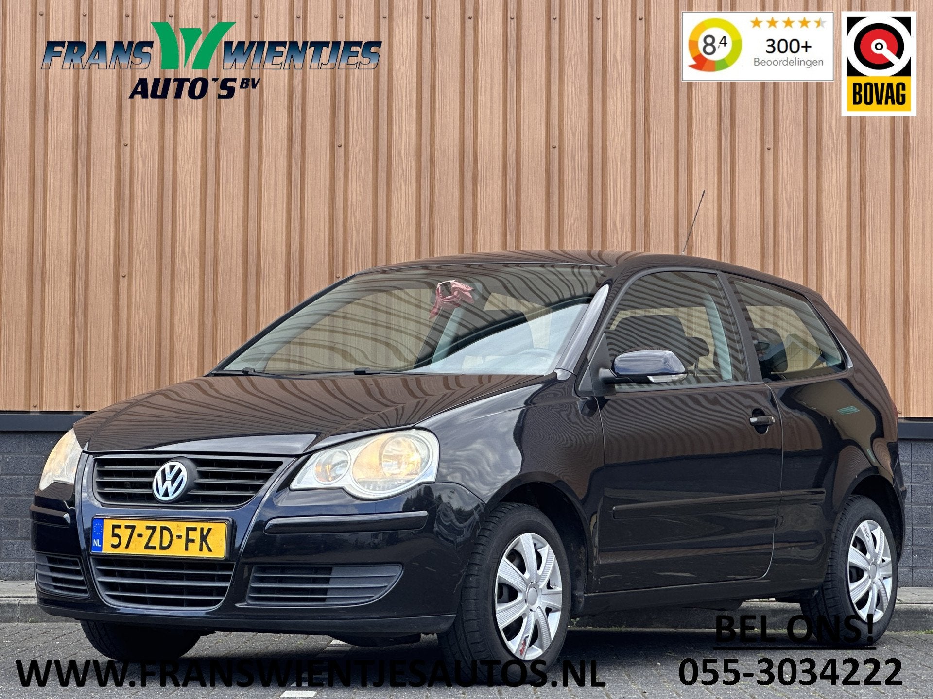 Volkswagen Polo 1.2-12V Optive | Handel / Export | Origineel, Auto's, Volkswagen, Voorwielaandrijving, Stof, Zwart, 540 kg