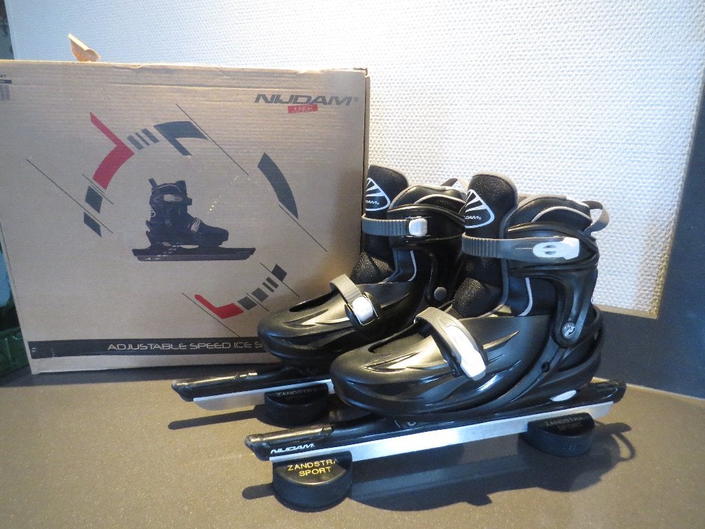 Nijdam speed iceskate noren schaatsen verstelbaar mt 38-41, Sport en Fitness, Ophalen, Gebruikt, Combinoren, Nijdam