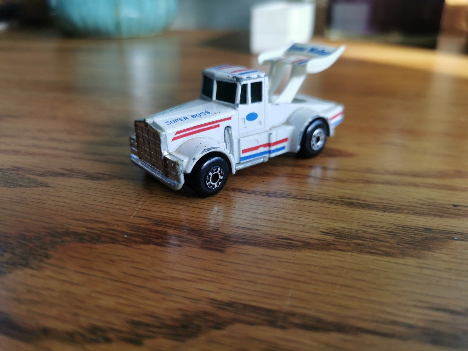 Matchbox Super Boss Sleepcar Wrecker, Hobby en Vrije tijd, Modelauto's | 1:50, Ophalen of Verzenden, Gebruikt, Bus of Vrachtwagen