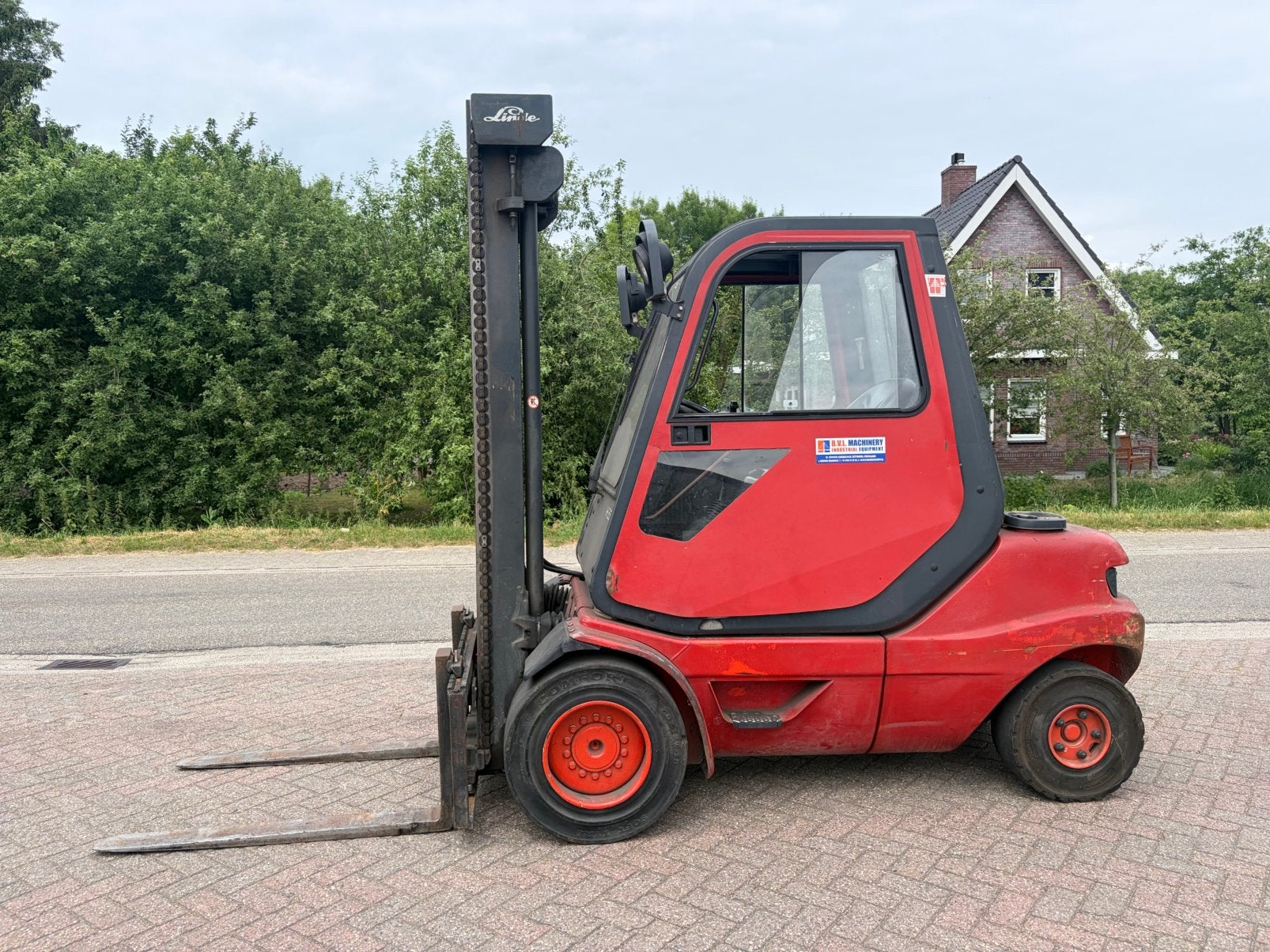 Linde 3,5 ton heftruck diesel perkins, Ophalen of Verzenden, Gebruikt, Dieselolie