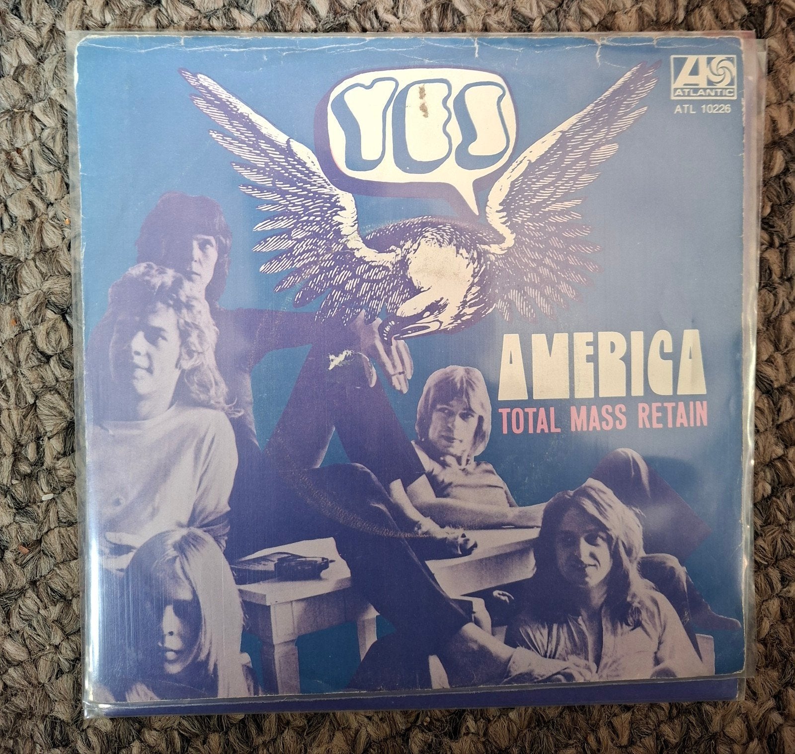 Yes - America - Single is TOP, Cd's en Dvd's, Ophalen of Verzenden, Gebruikt, 7 inch, Pop
