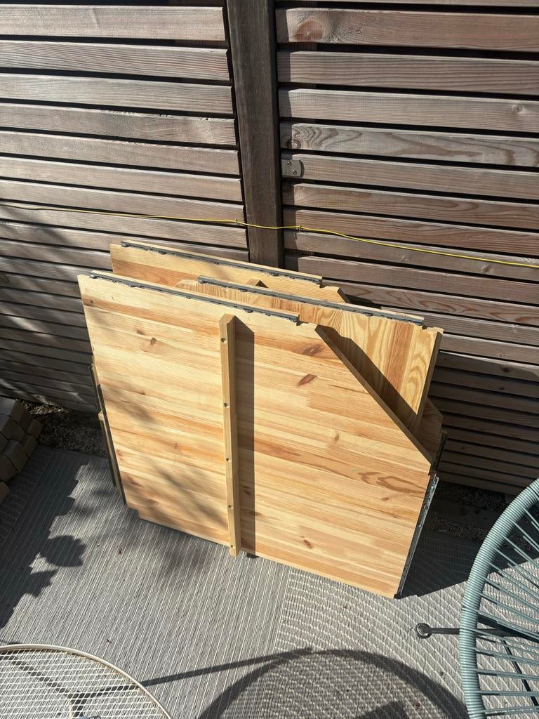 Ivar hoekplanken 3x incl hoekpaal, Ophalen, Gebruikt