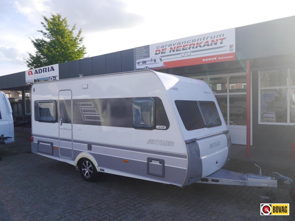 Hymer Sporting Jive 465, Caravans en Kamperen, Rondzit, Reservewiel, Bedrijf, Hymer