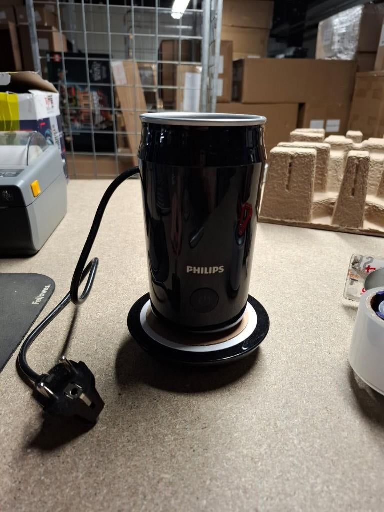 Philips Melkopschuimer - CA6500/63 - Zwart - 500 W | DC10013, Info@philips.com, Ophalen of Verzenden, Zo goed als nieuw, Philips Consumer Lifestyle B.V.