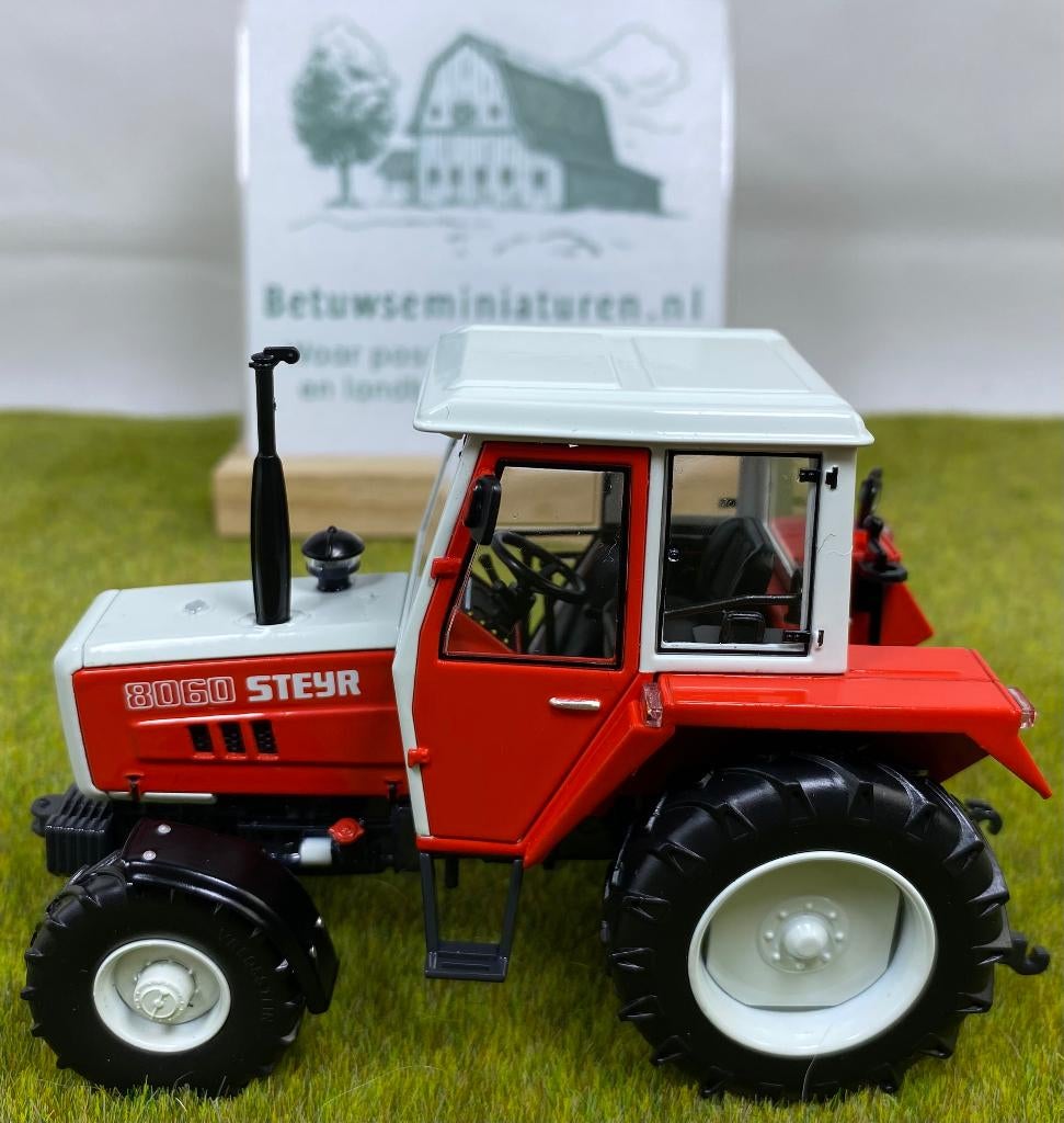 Steyr 8060 SK1 4WD tractor 1:32 Marge Models, Hobby en Vrije tijd, Modelauto's | 1:32, Ophalen of Verzenden, Nieuw, Tractor of Landbouw